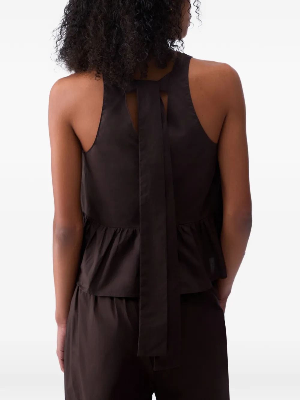  Liu Jo Tie-back Top - Brown 