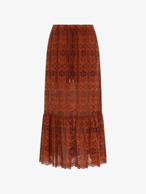 PS Paul Smith broderie-anglaise tiered skirt