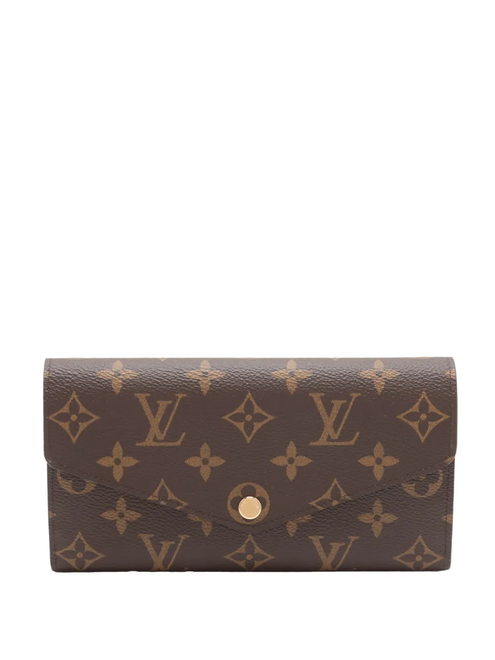 Louis Vuitton Pre-Owned 2021-2025 Monogram Sarah Wallet long wallets - Brown