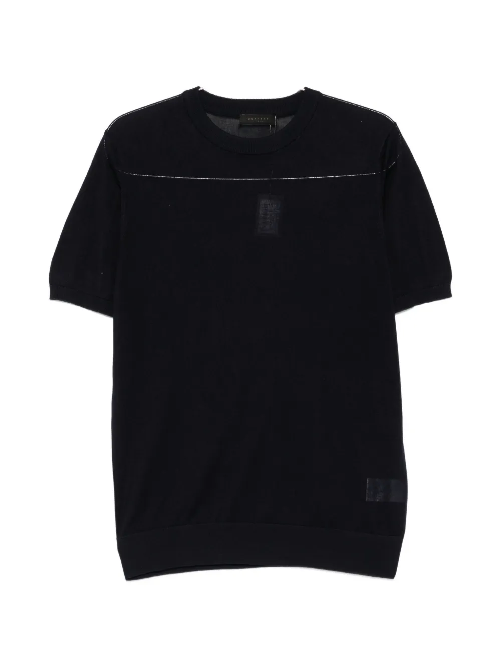 Outfit Short-sleeve Sweater In Blue