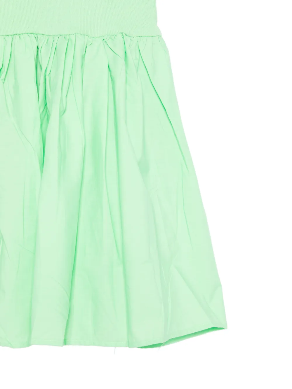 Molo Chloey asymmetrische jurk met ruches Groen