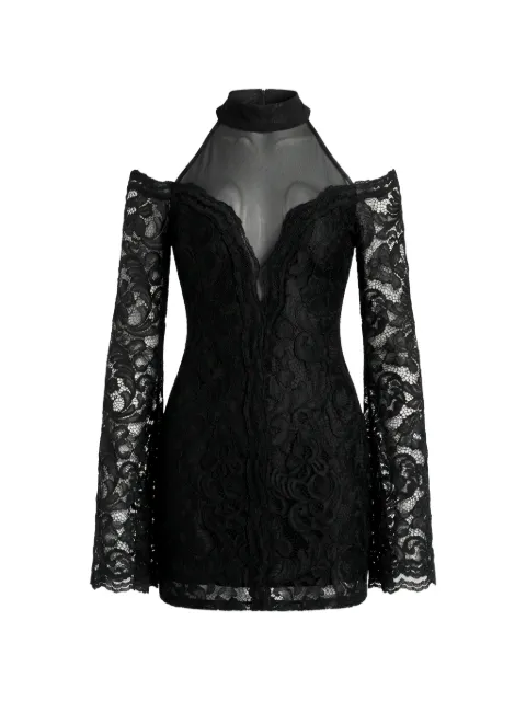 AXEL 113 Raven cold-shoulder mini dress