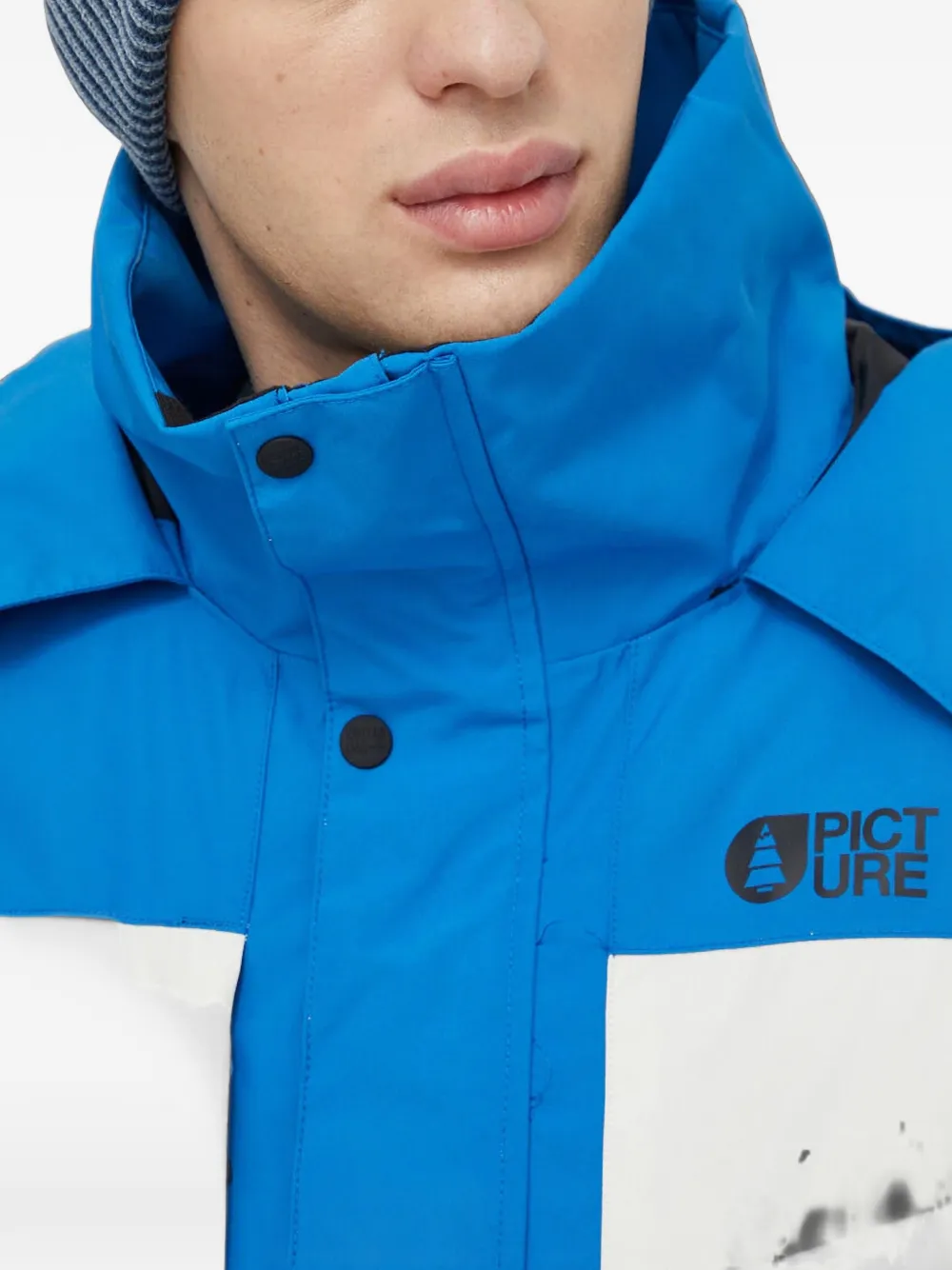 PICTURE Payma ski-jack met colourblocking Blauw