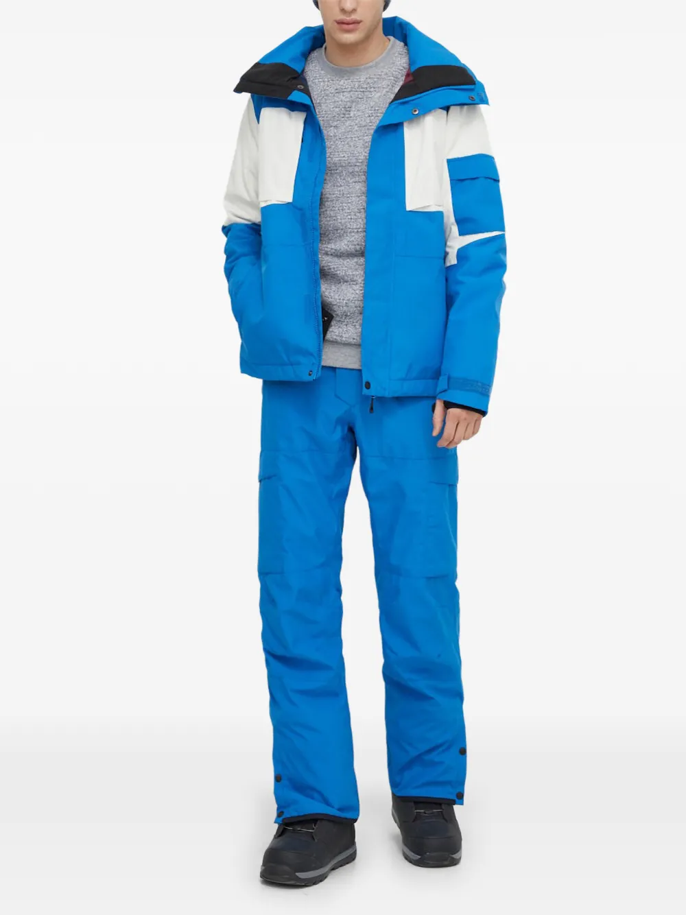 PICTURE Payma ski-jack met colourblocking Blauw
