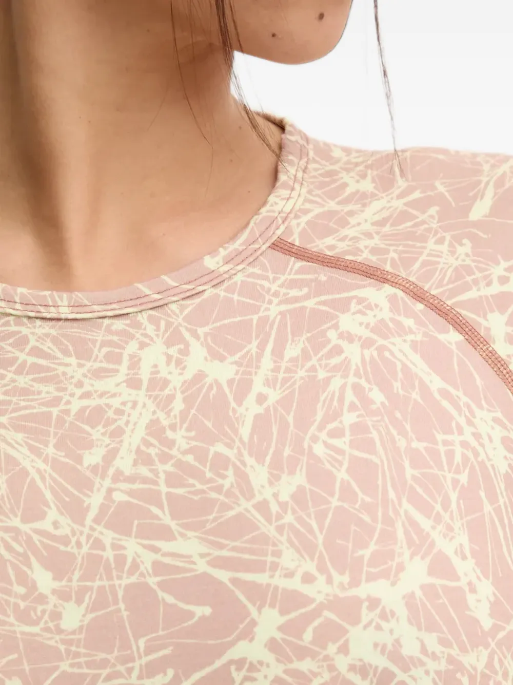 PICTURE Milita top met print Roze