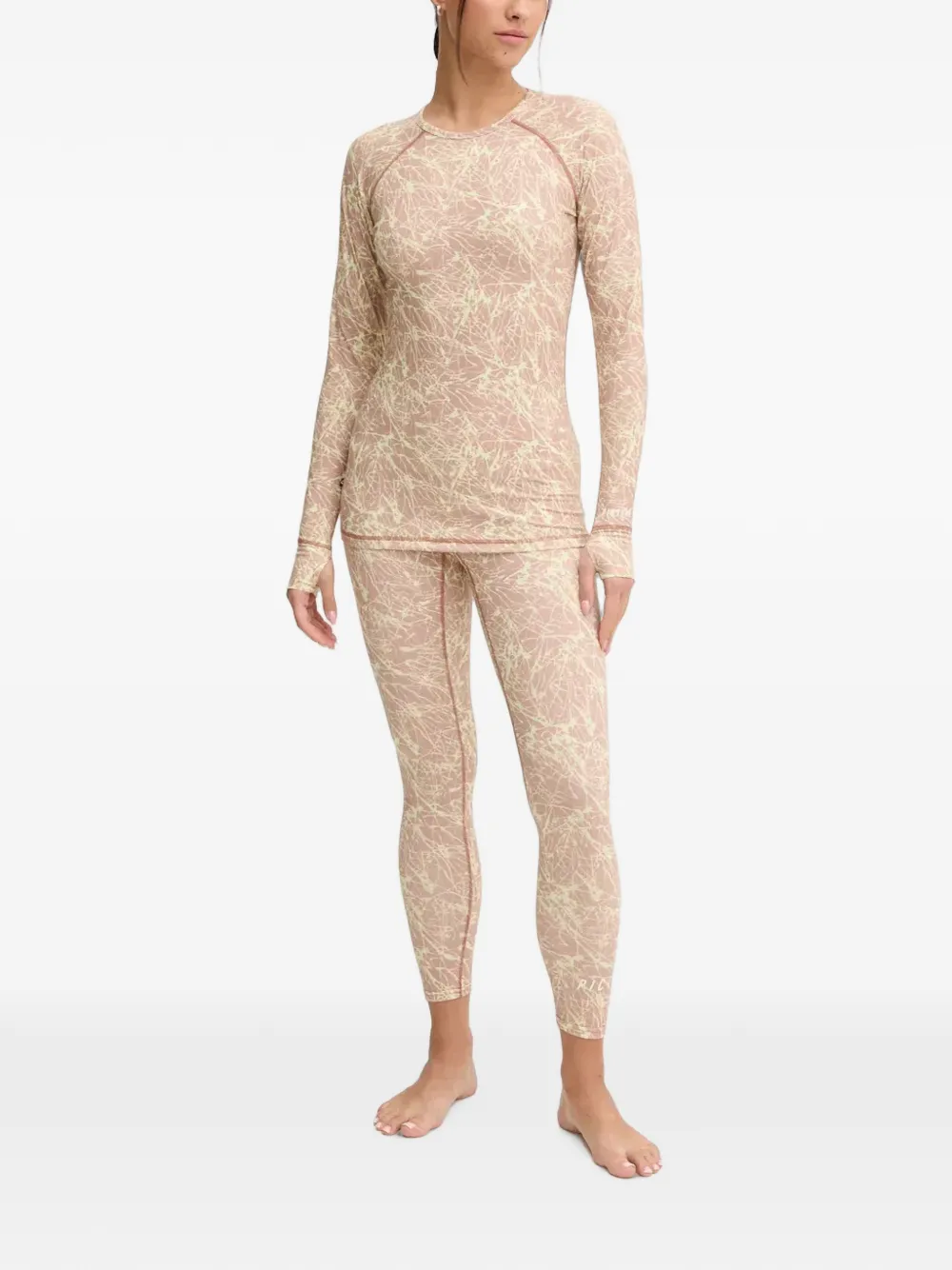 PICTURE Milita top met print Roze