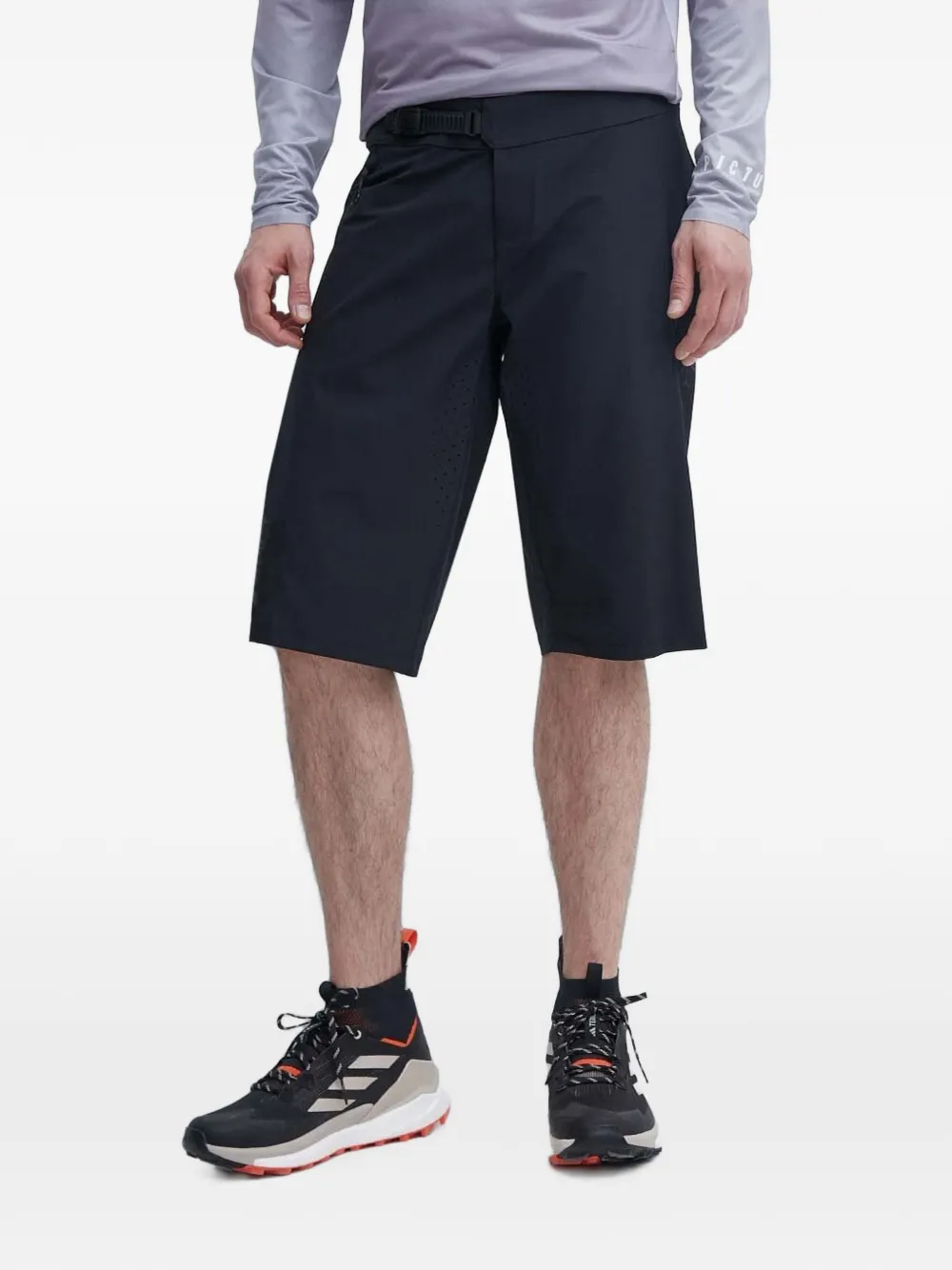 PICTURE Vellir Long beltED shorts - Nero