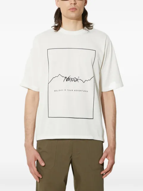 NANGA graphic crewneck T-shirt