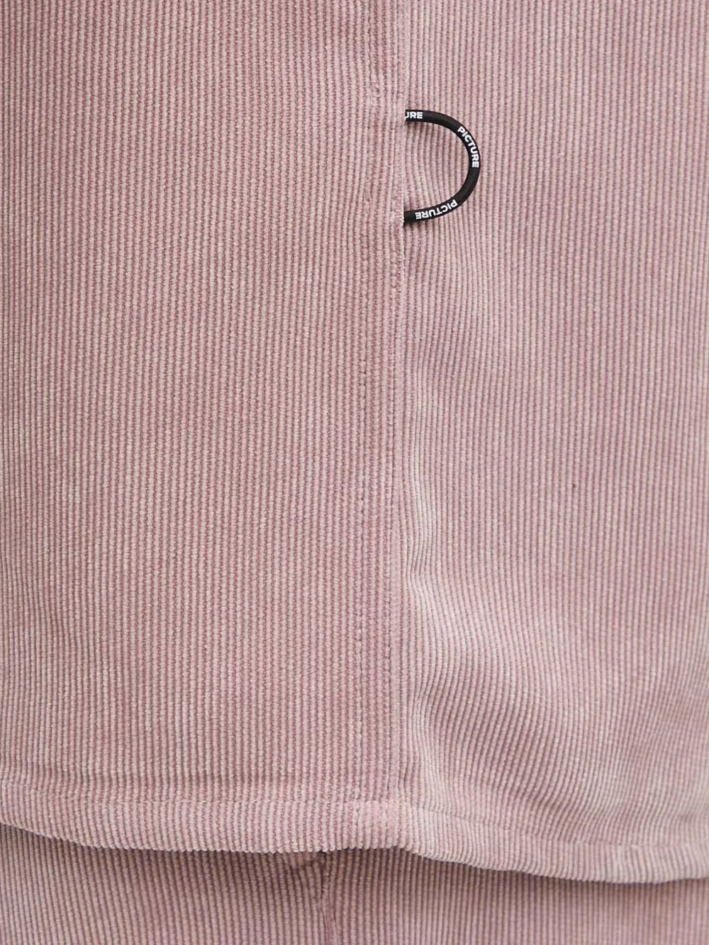 PICTURE Overhemd met ribfluwelen zak Roze