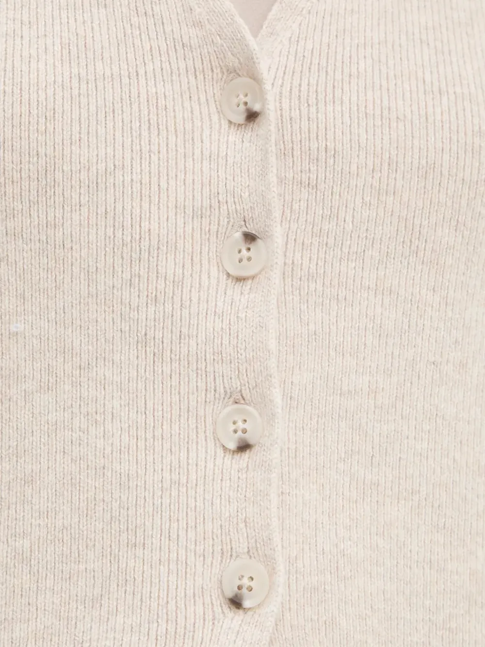 OUI Gilet met V-hals Beige