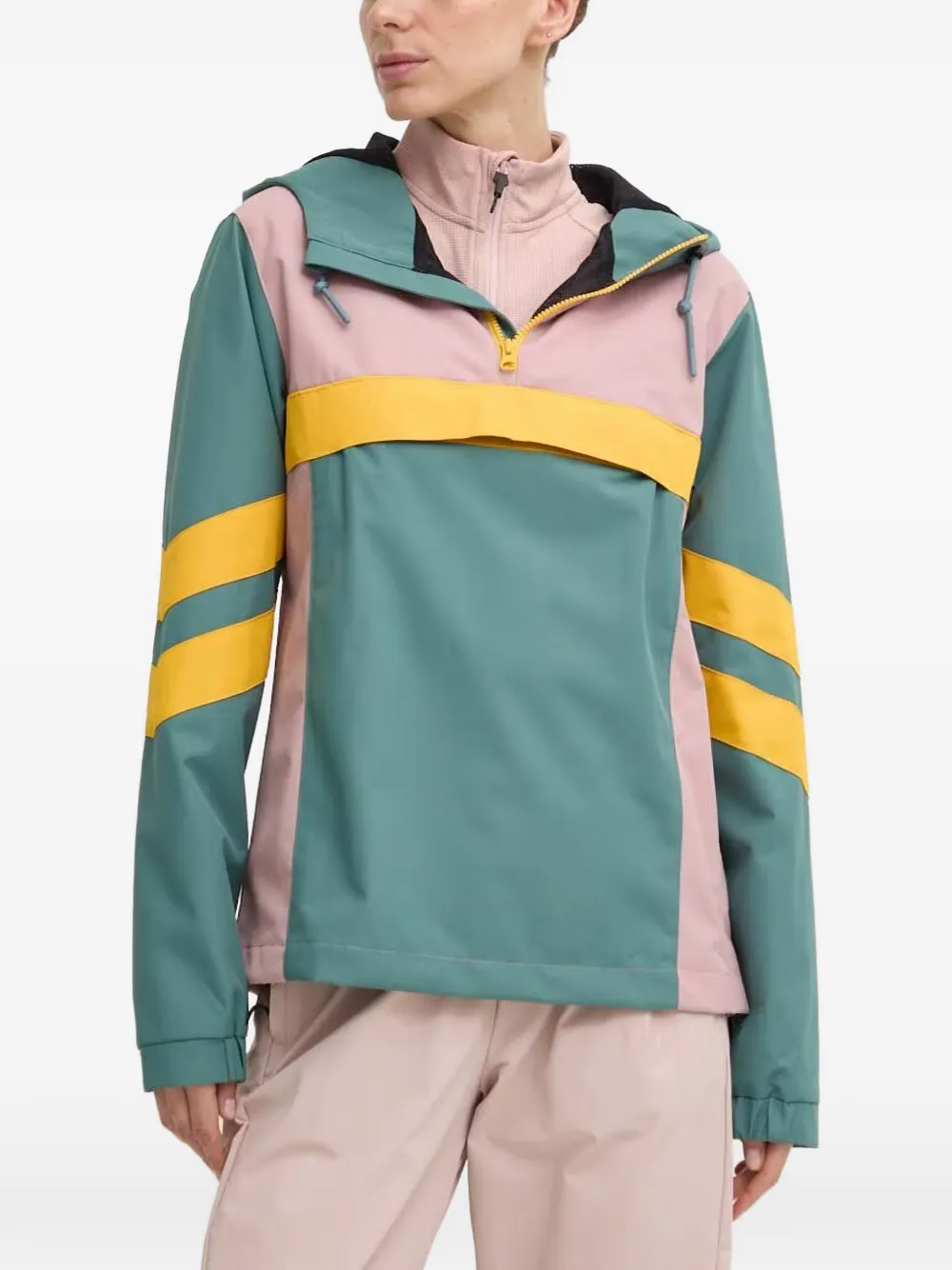 PICTURE colour-block hooded coat · XS