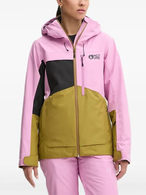 PICTURE Seen colour-block hooded jacket