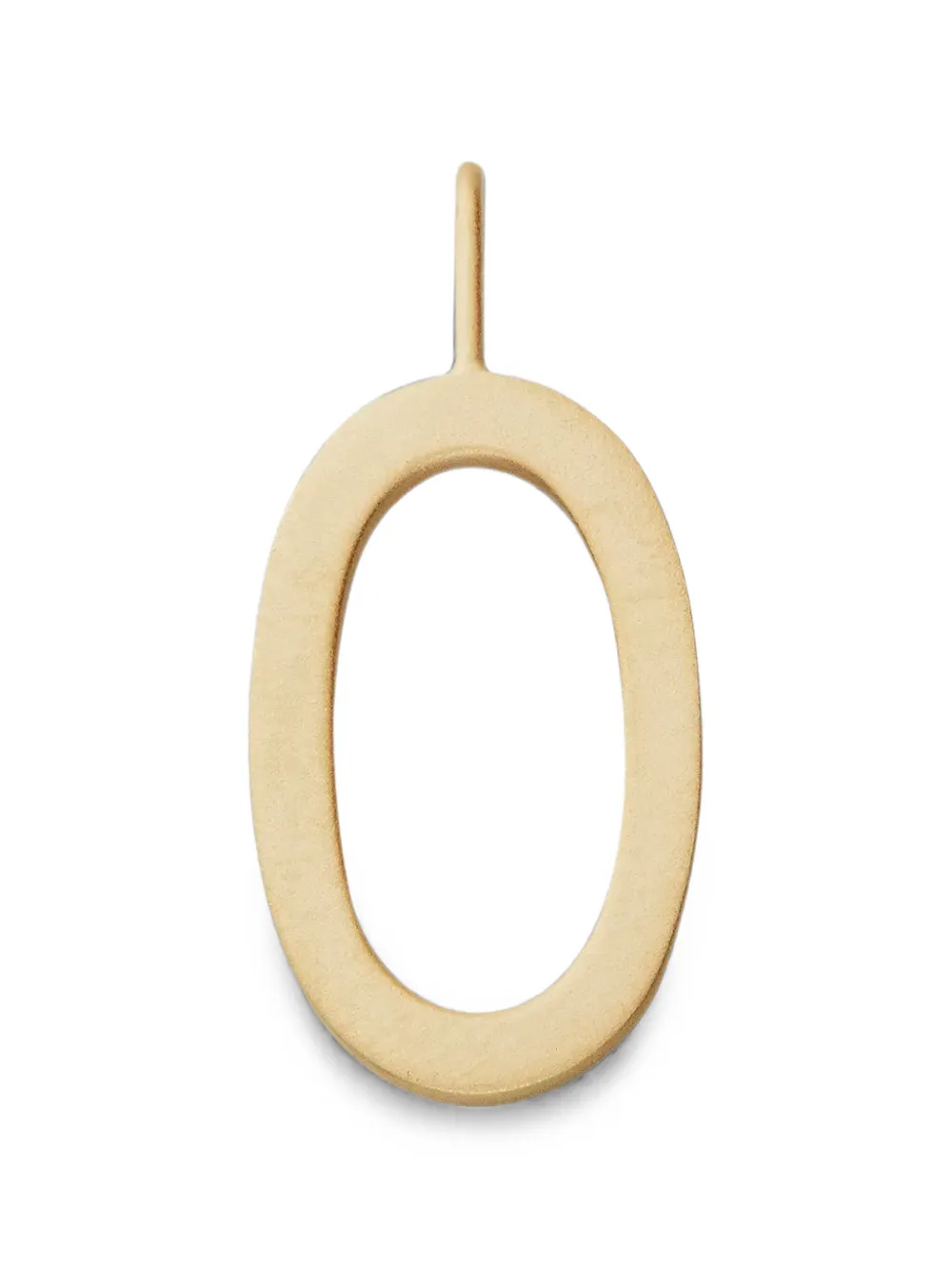 Design letters Collana con pendente a forma di O - Oro