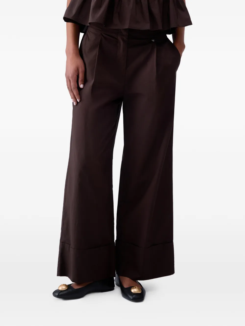 LIU JO Flared broek Bruin