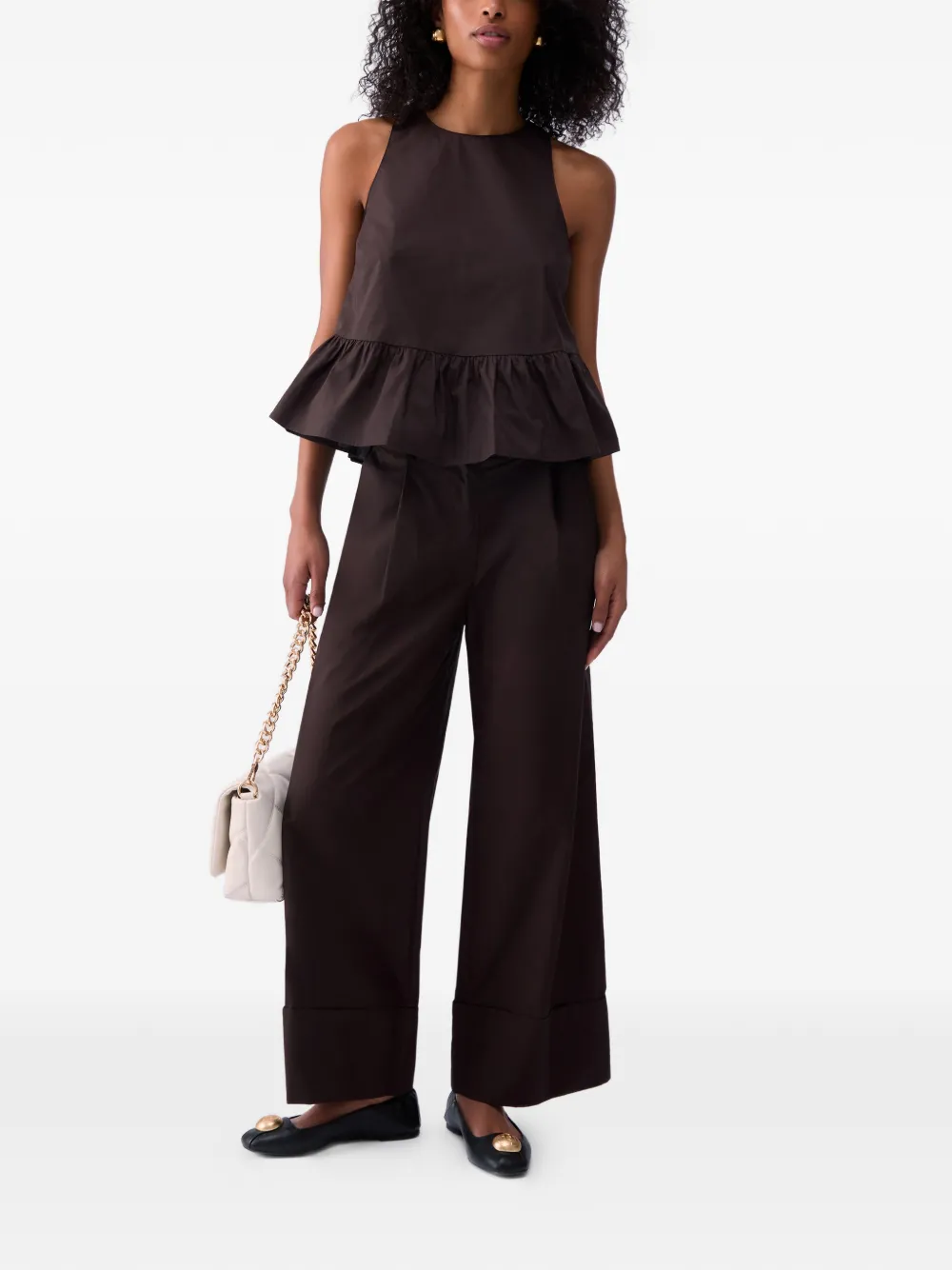 LIU JO Flared broek Bruin