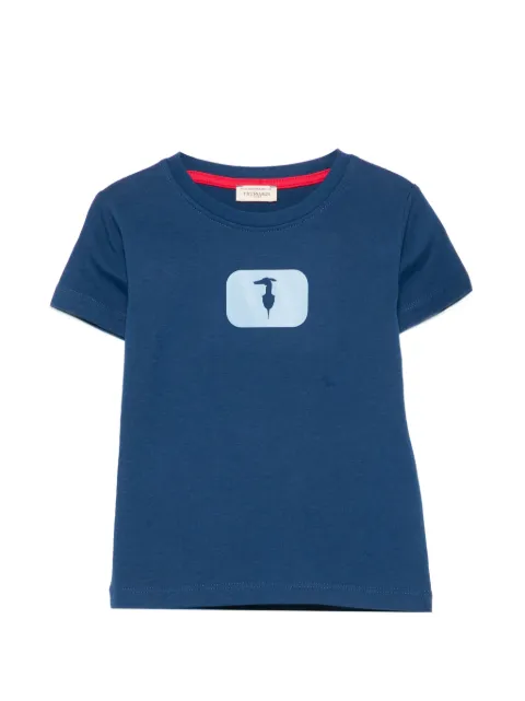TRUSSARDI JUNIOR logo-graphic T-shirt