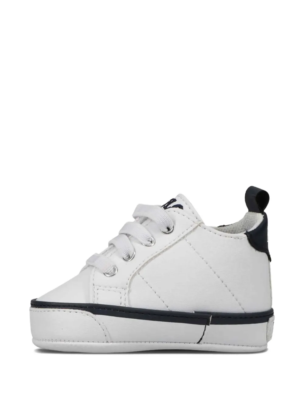 POLO RALPH LAUREN KIDS Sneakers met geborduurd detail Wit