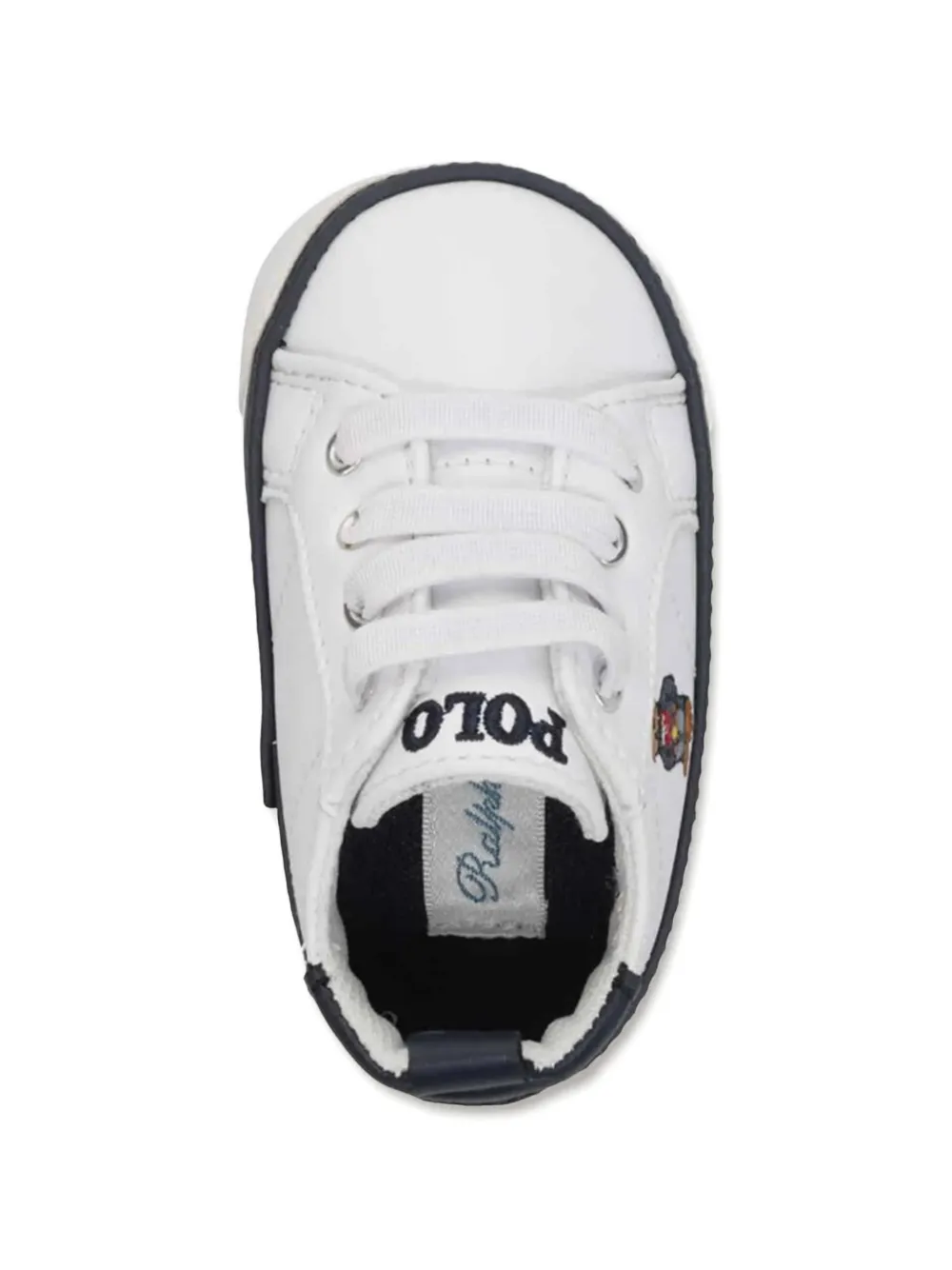 POLO RALPH LAUREN KIDS Sneakers met geborduurd detail Wit