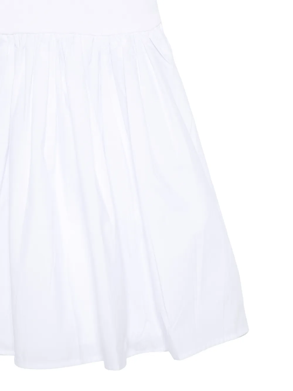 Molo Chloey asymmetrische jurk met ruches Wit