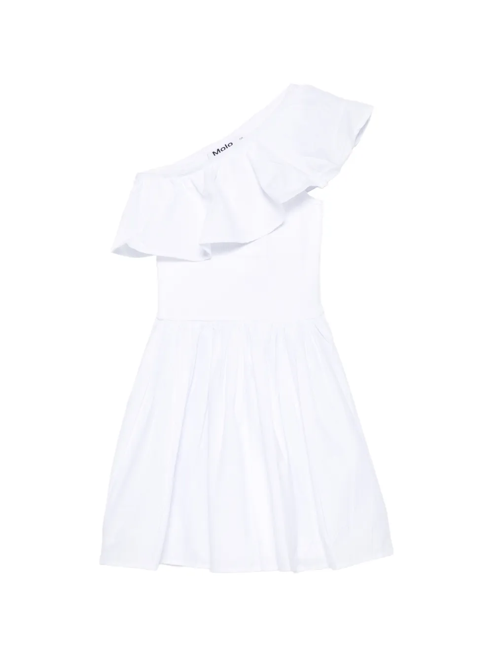 Molo Chloey ruffled one-shoulder dress - Weiß