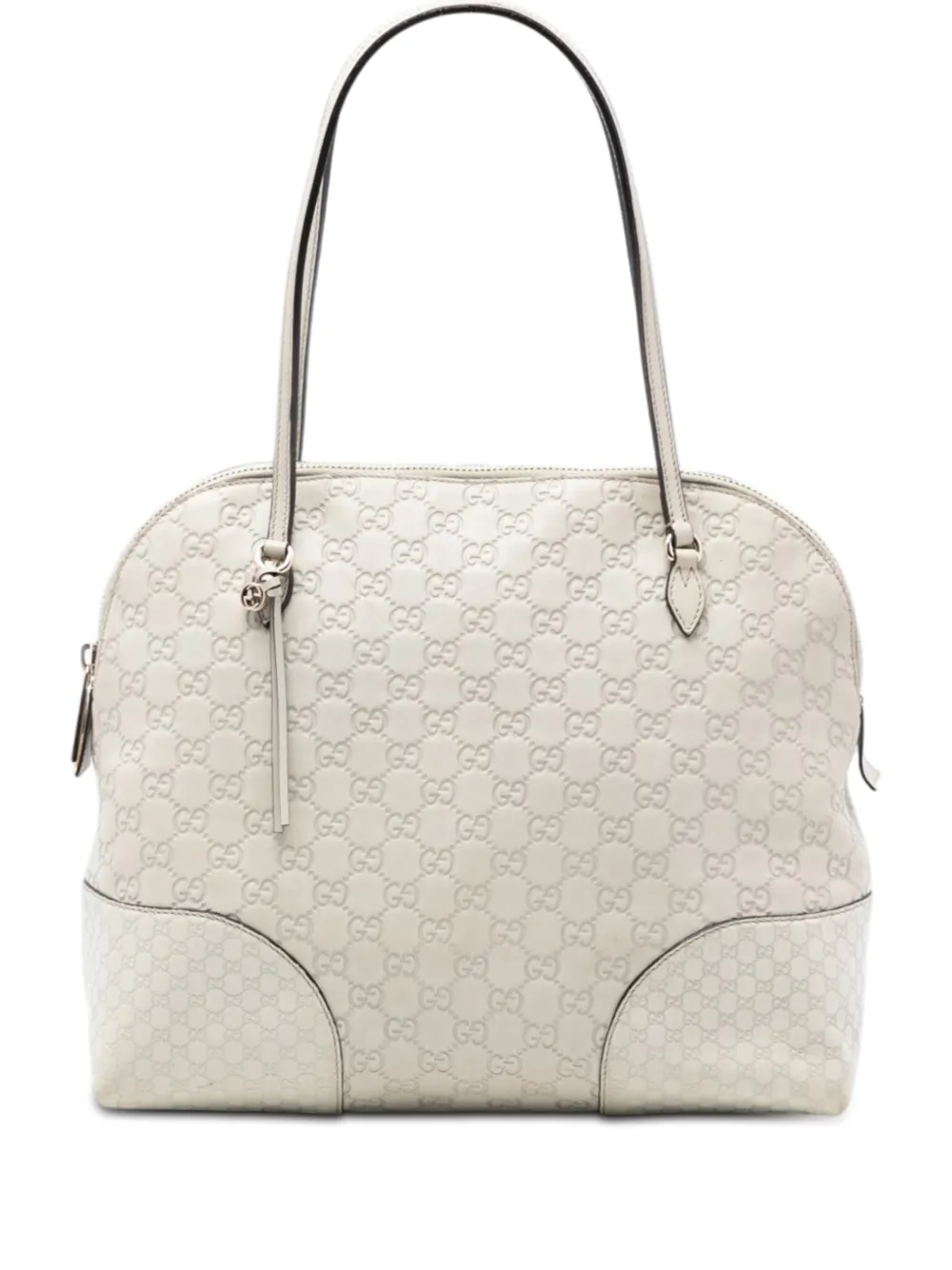 Gucci Pre-Owned 2016-2025 Medium Guccissima Bree Dome tote bag - Bianco