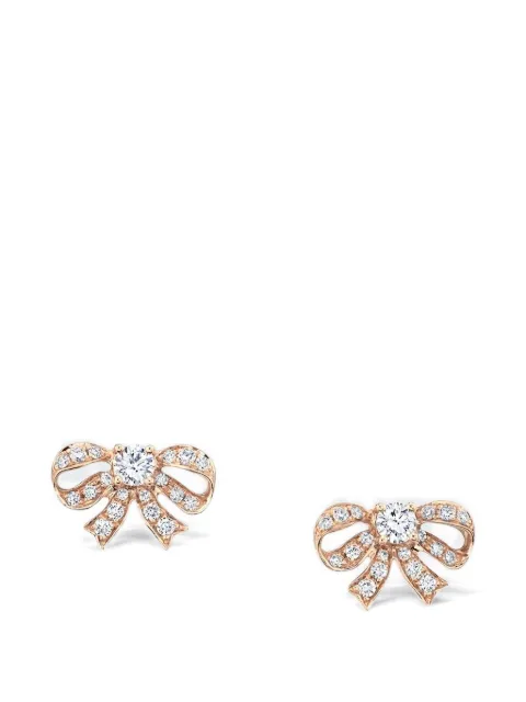 Anita Ko bow diamond stud earrings