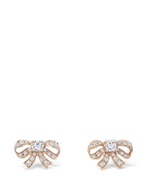 Anita Ko bow diamond stud earrings