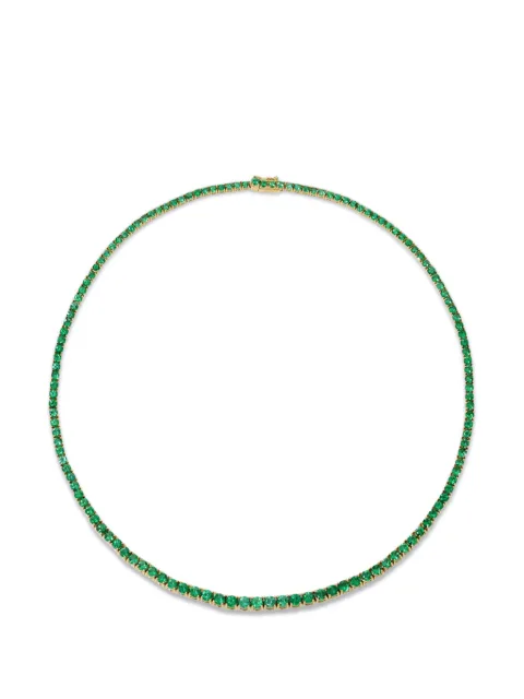 Anita Ko Hepburn emerald necklace