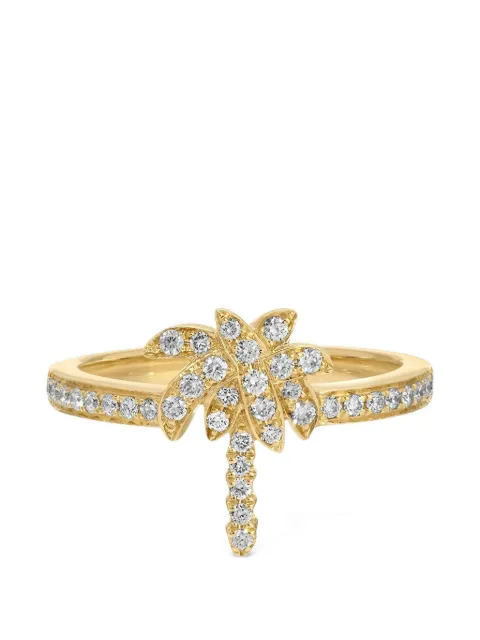 Anita Ko palm tree diamond pinky ring
