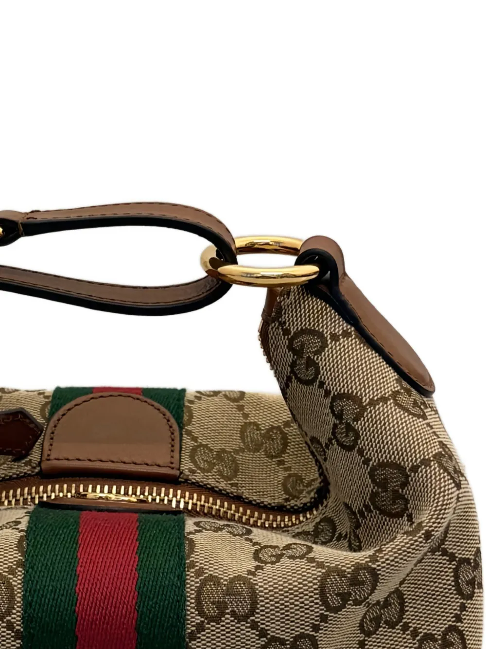  Gucci Vanity Monogram-pattern Mini Bag - Neutrals 