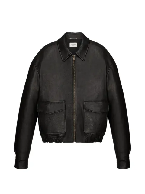 Saint Laurent flap-pocket jacket