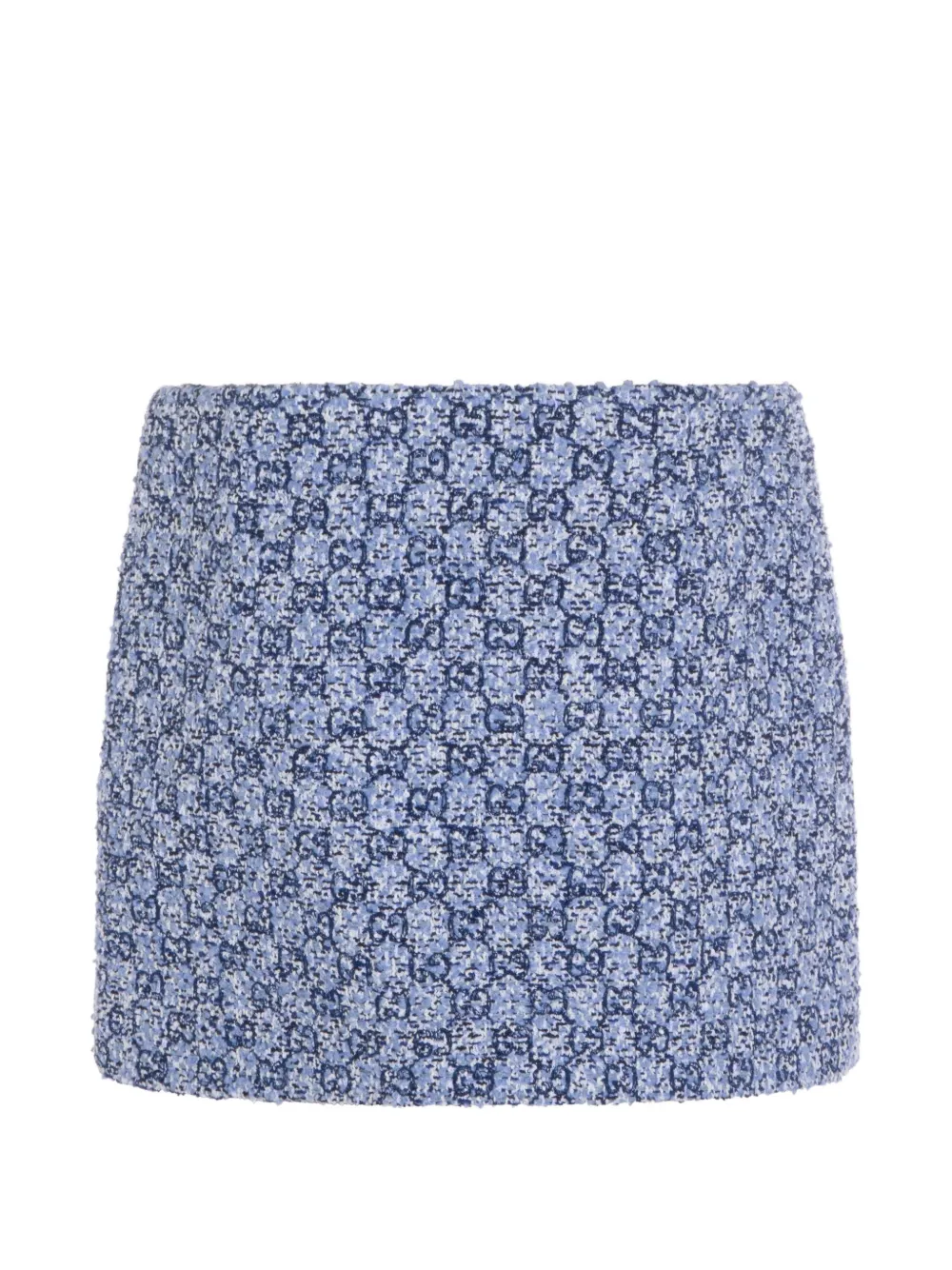  Gucci Button Patterned Mini Skirt - Blue 