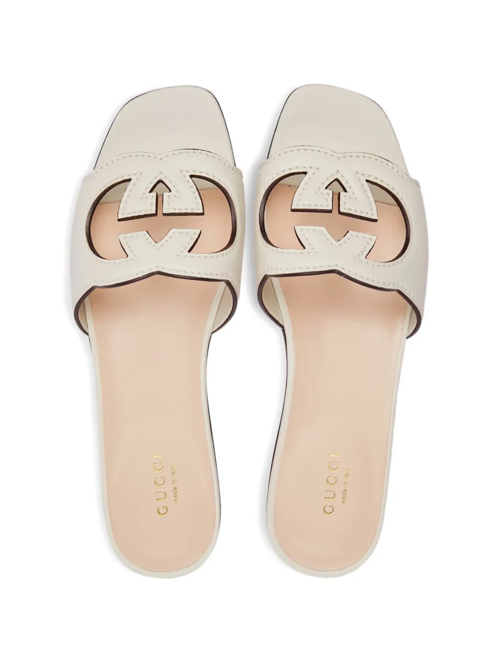 Gucci Interlocking G mules Wit