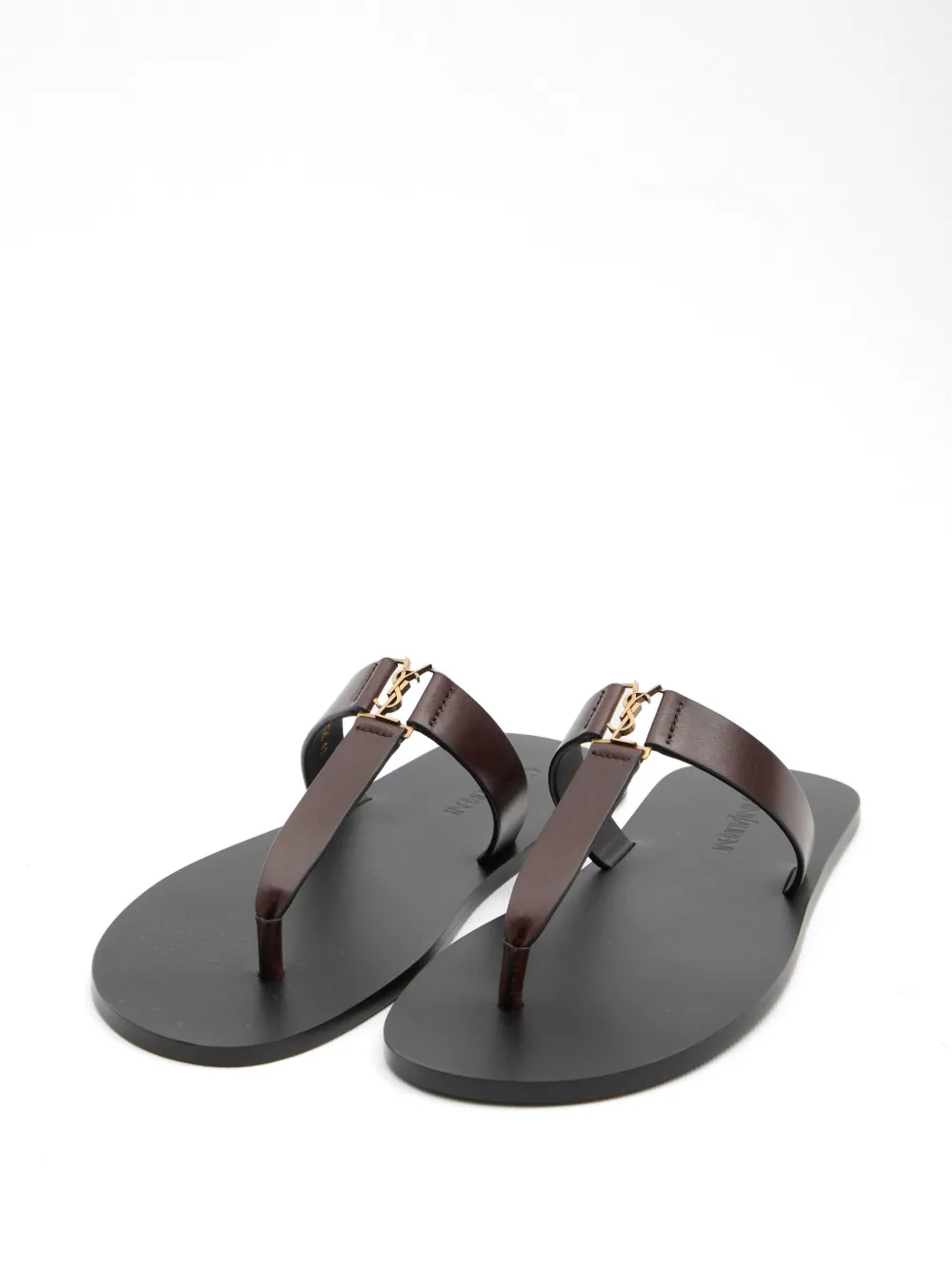  Saint Laurent Babylone Sandals - Brown 