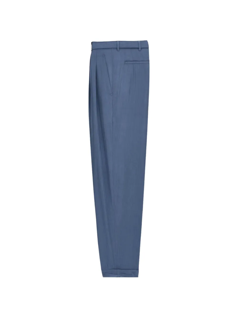  Saint Laurent Pleated Trousers - Blue 