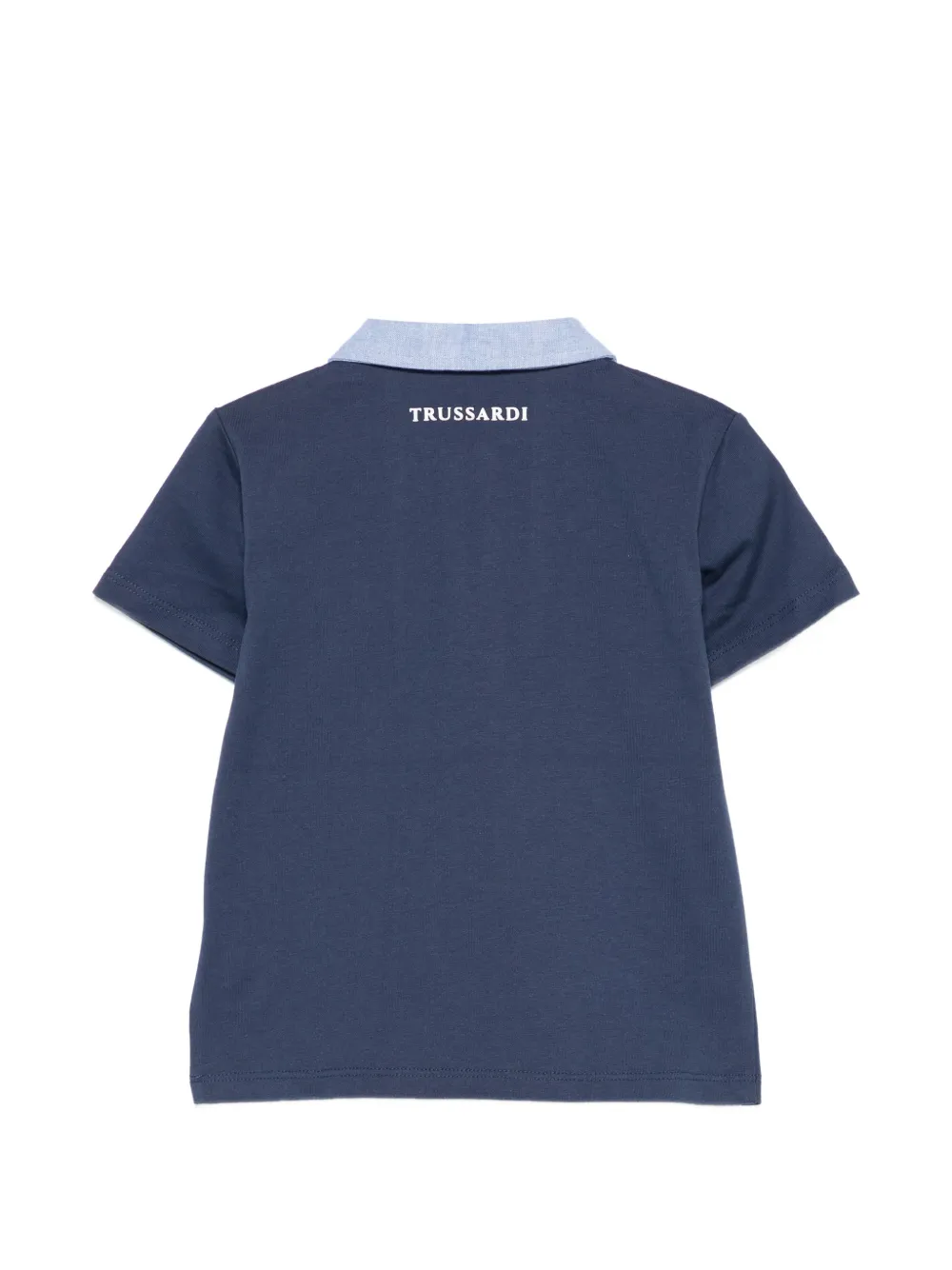 TRUSSARDI JUNIOR Poloshirt met borduurwerk Blauw