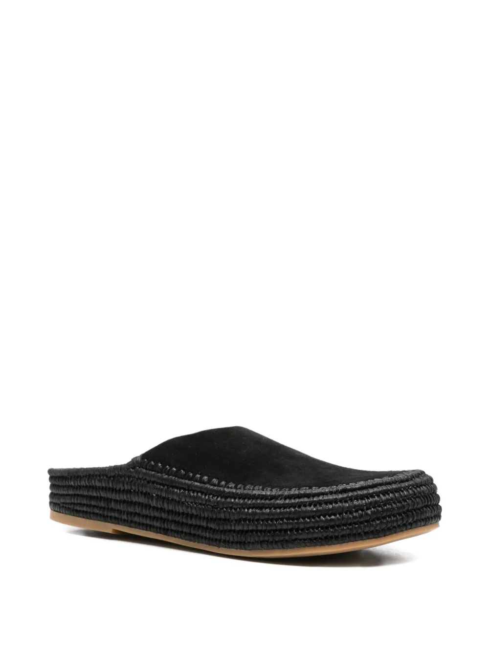 Paloma Barceló suede mules Zwart