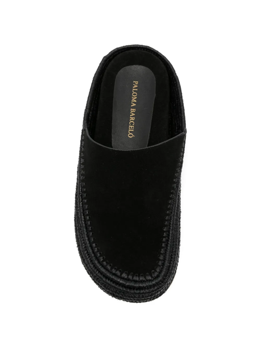 Paloma Barceló suede mules Zwart
