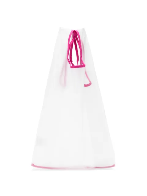cape concept semi-transparent tote bag