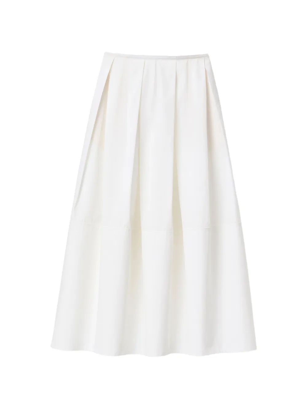 Lafayette 148 inverted pleat maxi skirt - Weiß