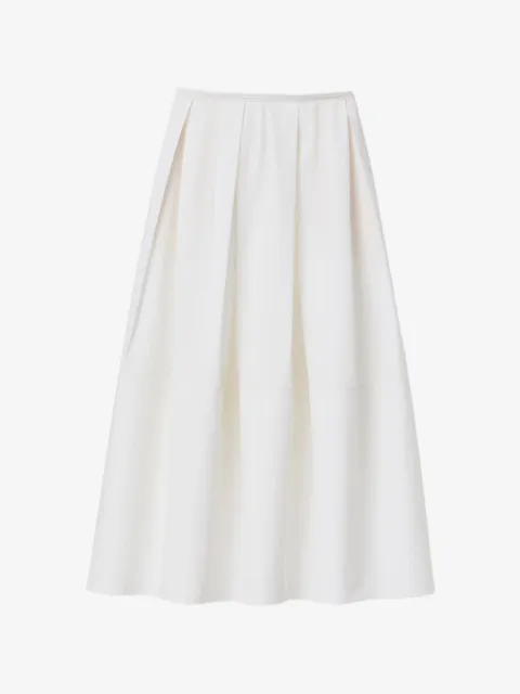 Lafayette 148 inverted pleat maxi skirt