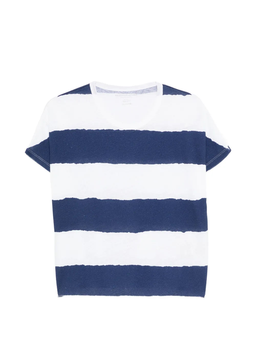 Majestic Filatures striped T-shirt - Bianco
