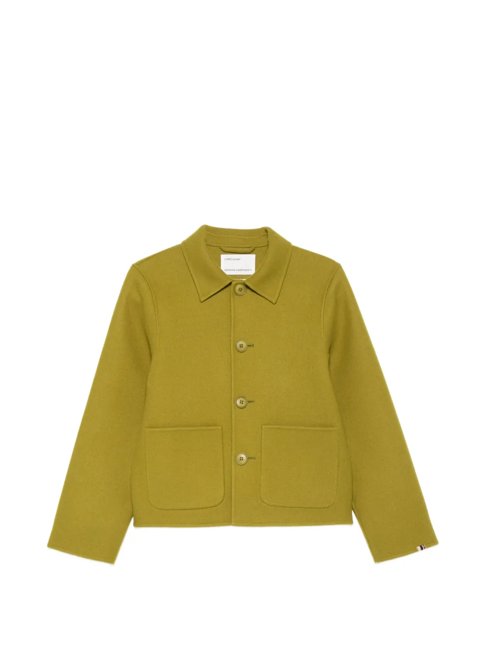 extreme cashmere Mover pocket jacket - Verde