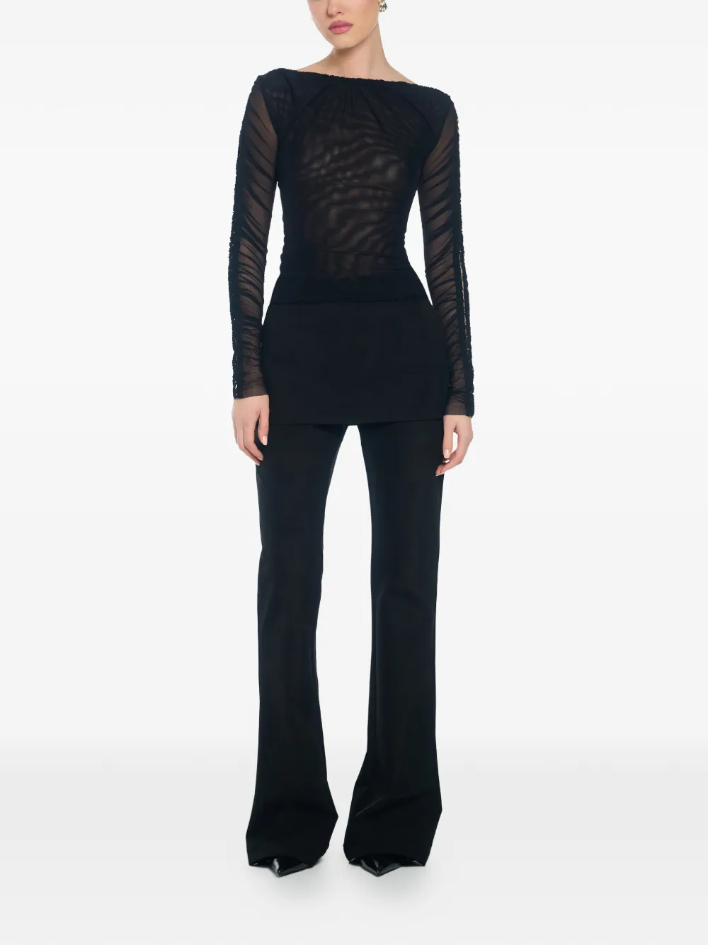  Axel 113 Eve Long Sleeve Top - Black 