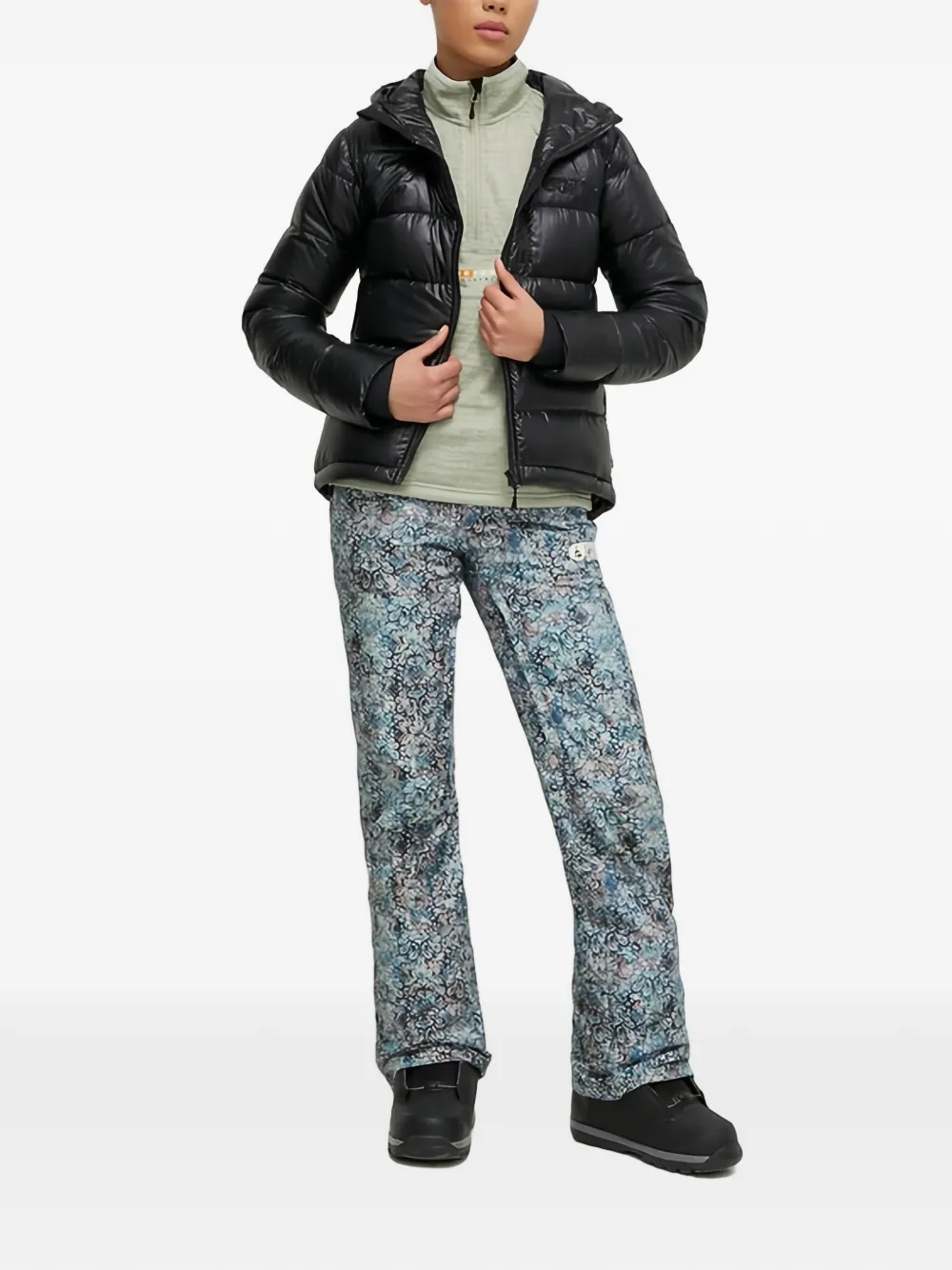  Picture Top Con Cremallera - Verde 