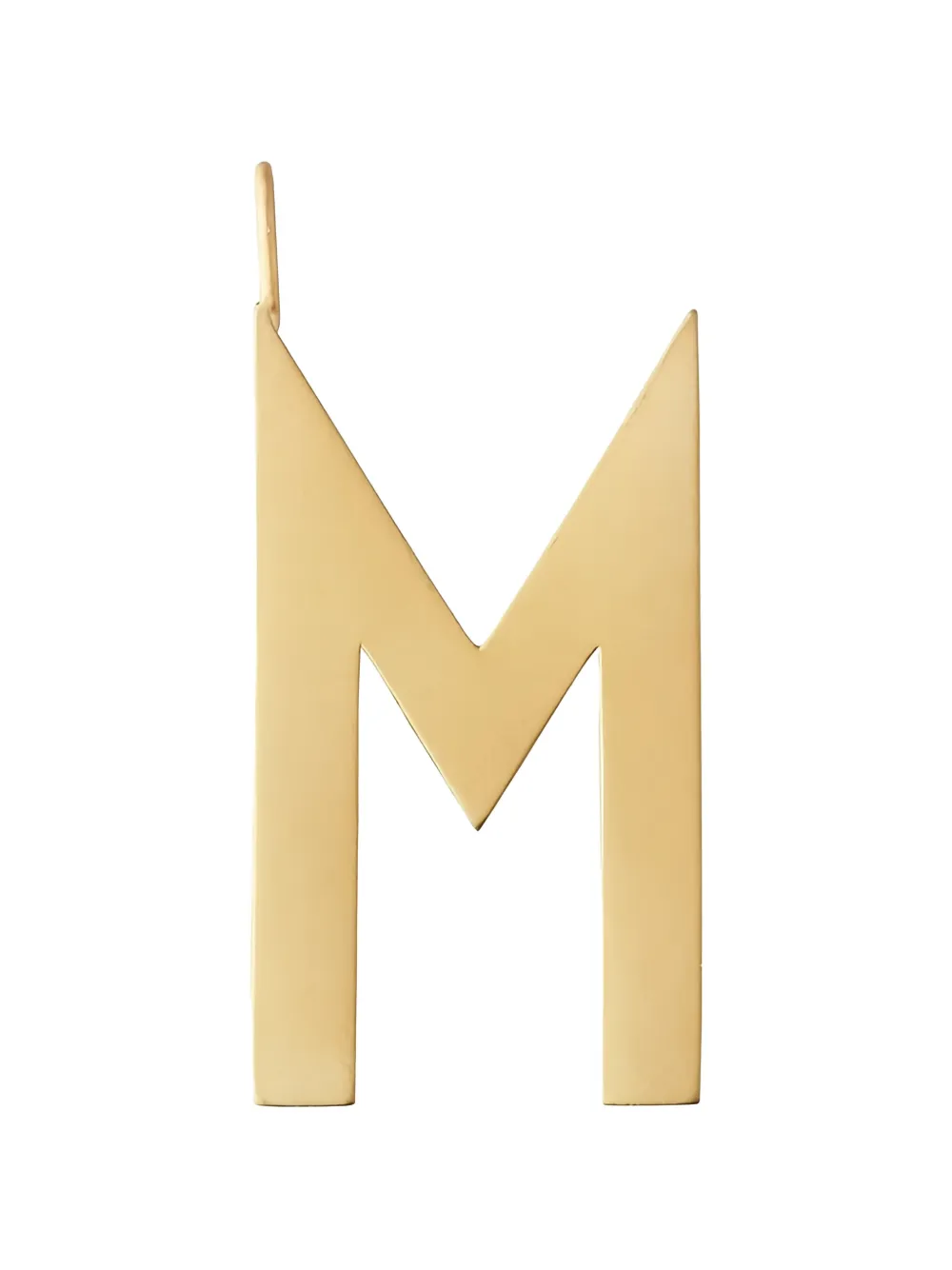 Design letters M pendant necklace - Oro