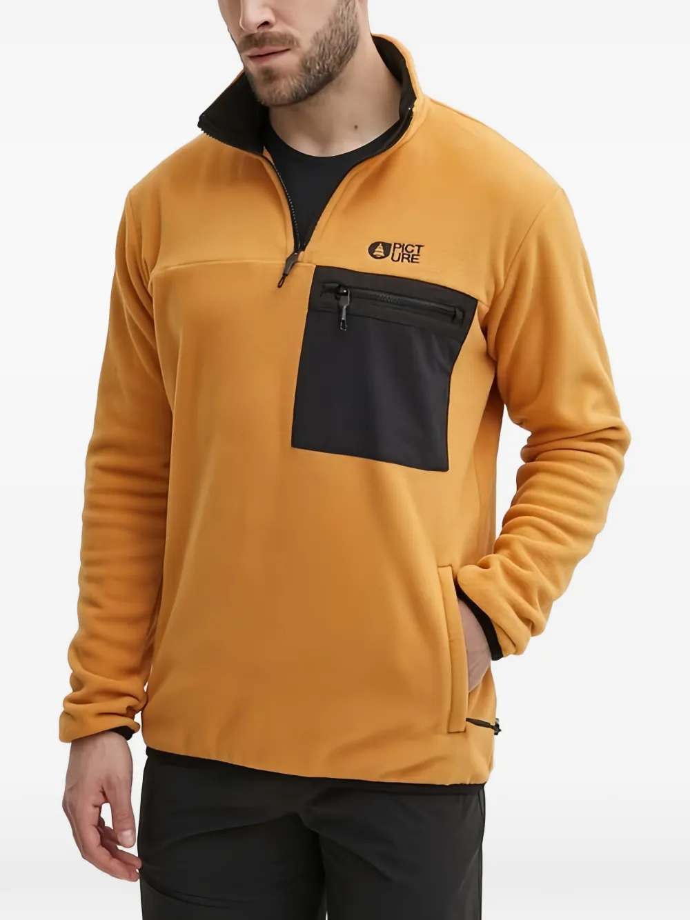 PICTURE zip pocket sweater - Arancione