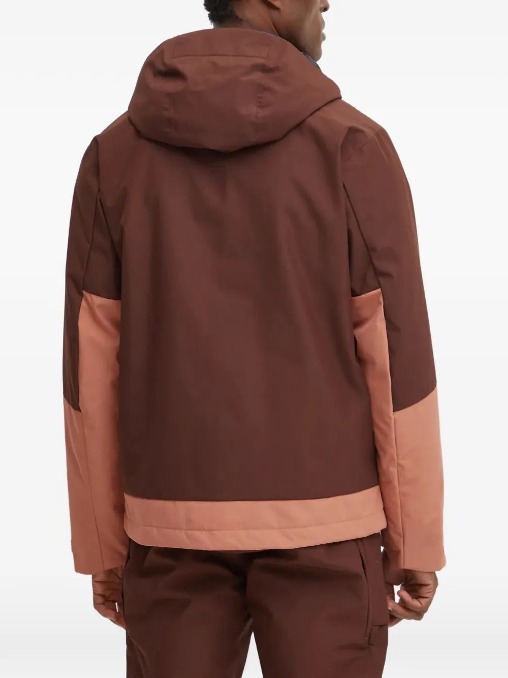 PICTURE Nitric ski-jack met colourblocking en capuchon Bruin