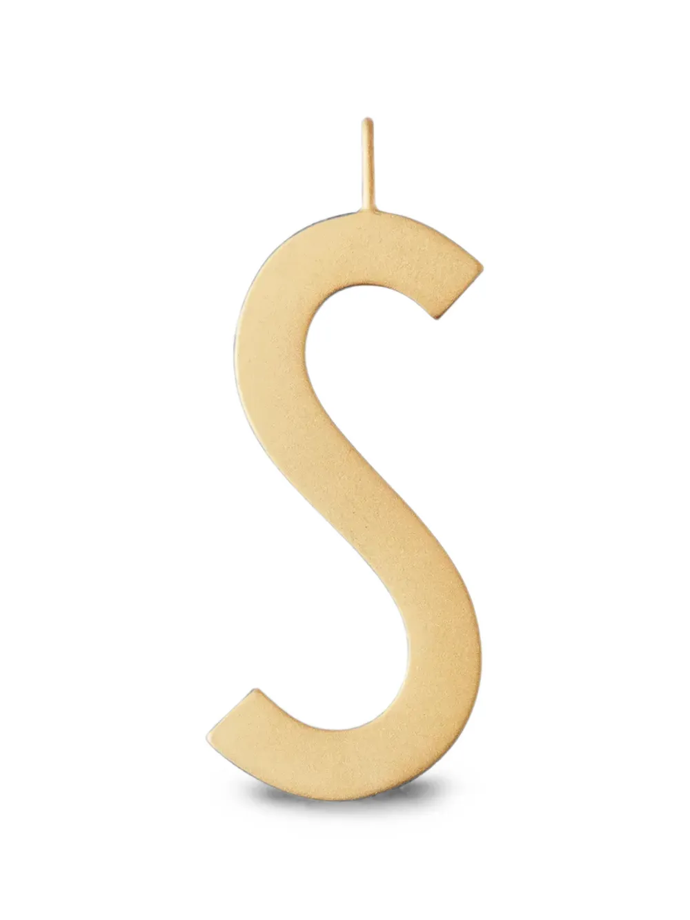 Design letters S letter-pendant necklace - Gold
