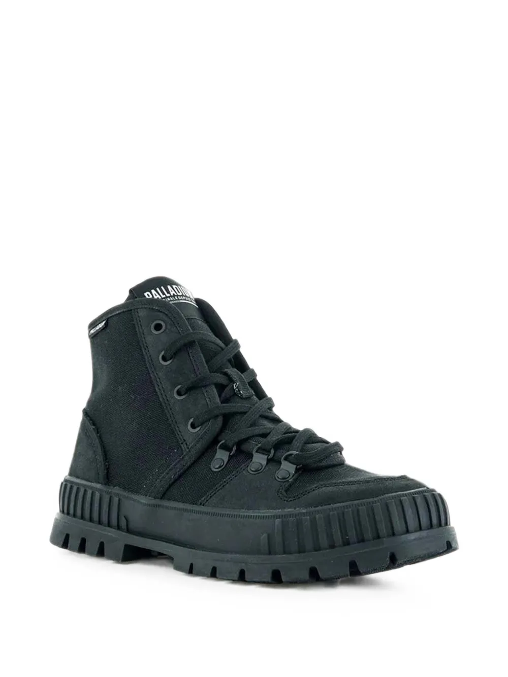 Palladium Pallashock lace-up ridged-sole boots Zwart